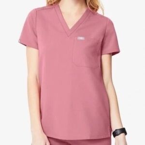 FIGS Mauve Catarina Scrub Top